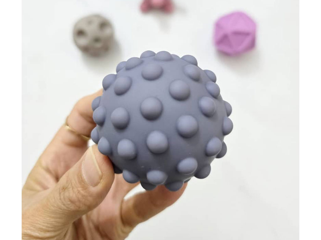 توپ حسی سوتی 6 عددی نوزادی طرح 1082