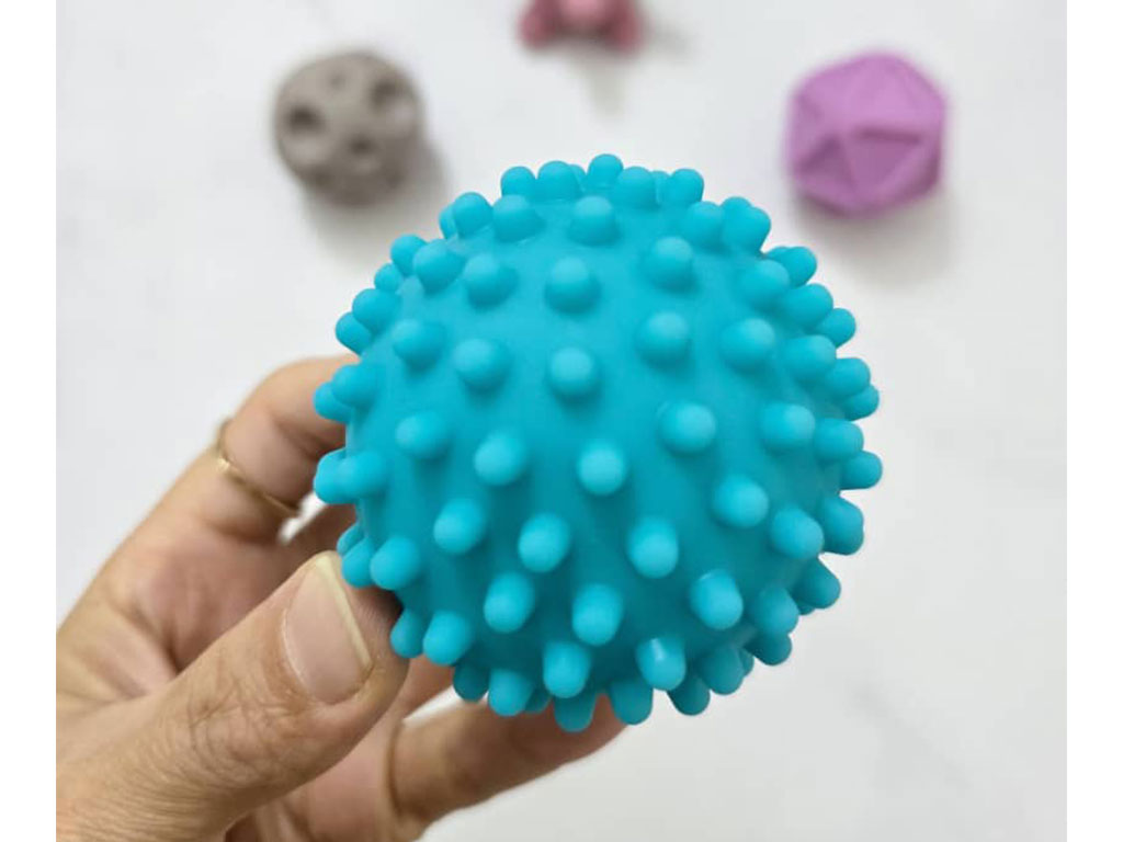 توپ حسی سوتی 6 عددی نوزادی طرح 1082