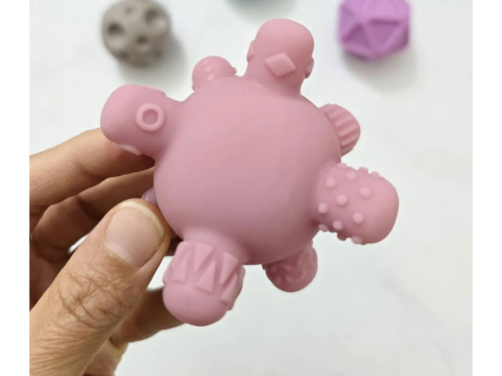 توپ حسی سوتی 6 عددی نوزادی طرح 1082