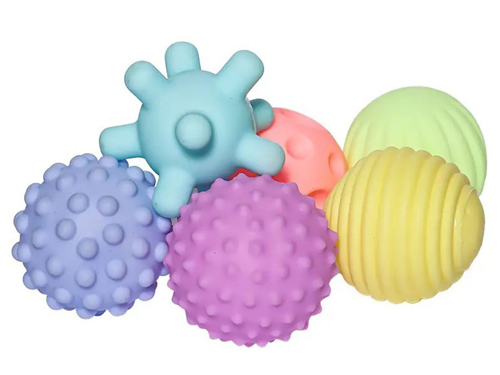 توپ حسی سوتی آب پران 6 عددی نوزادی