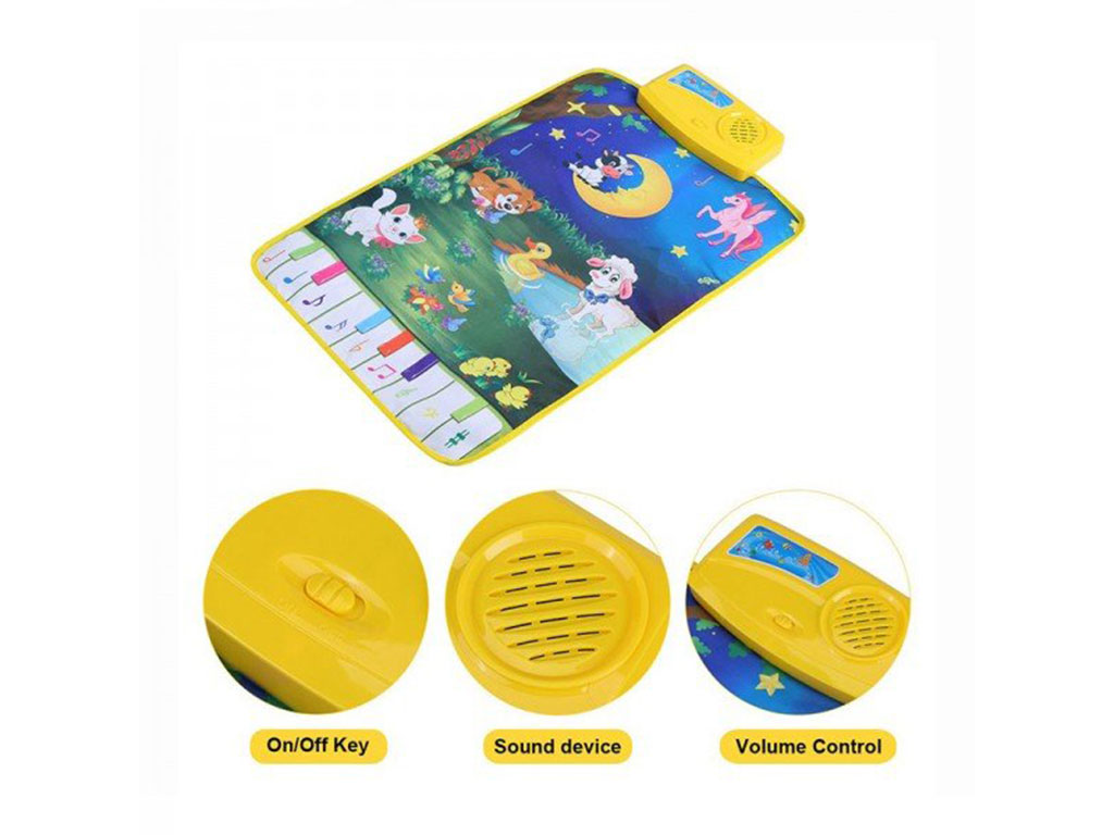 سفره موزیکال نوزادی طرح حیوانات اهلی شب