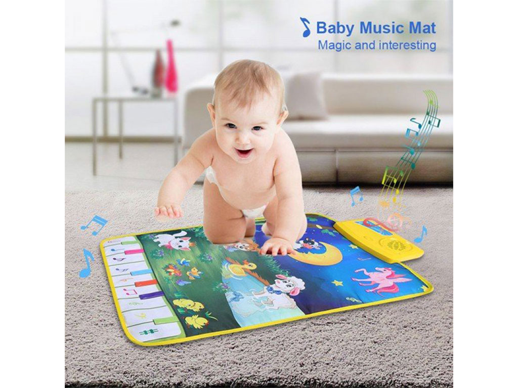 سفره موزیکال نوزادی طرح حیوانات اهلی شب