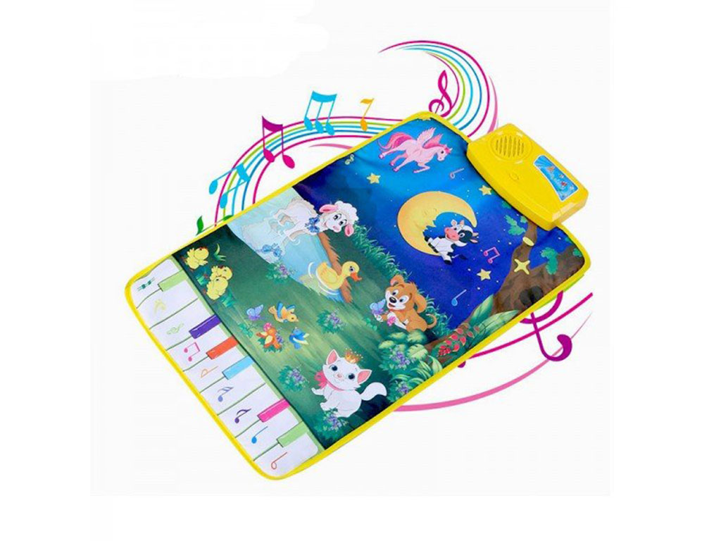 سفره موزیکال نوزادی طرح حیوانات اهلی شب