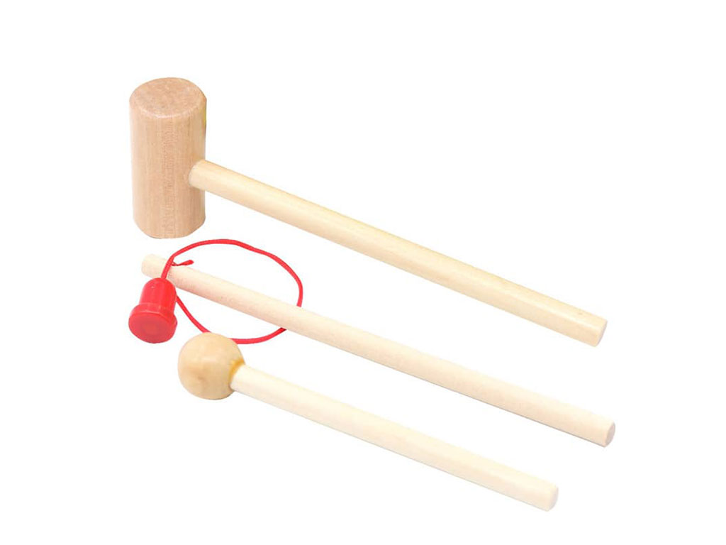 بازی چکشی و بلز و ماهیگیری 3 در 1 چوبی اسباب بازی