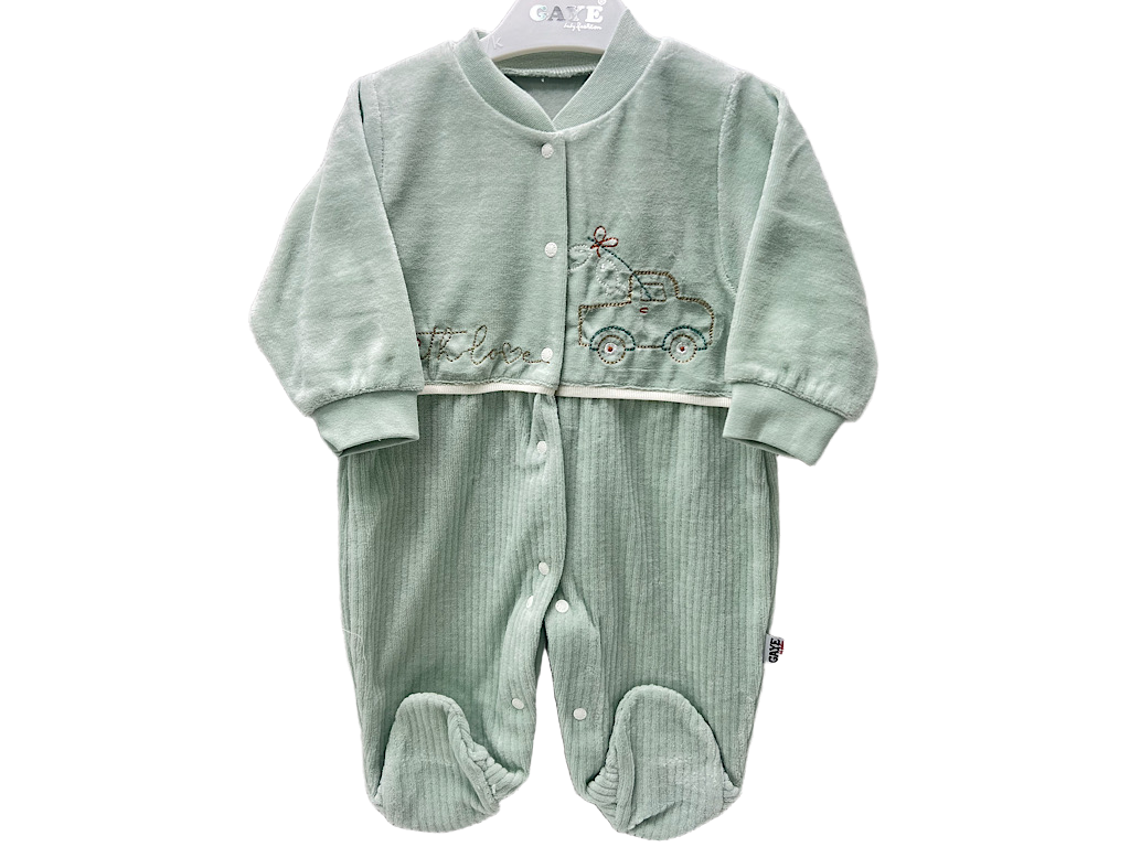 سرهمی جورابدار نوزادی طرح ماشین  g.a.y.e