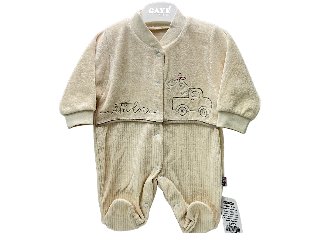 سرهمی جورابدار نوزادی طرح ماشین  g.a.y.e