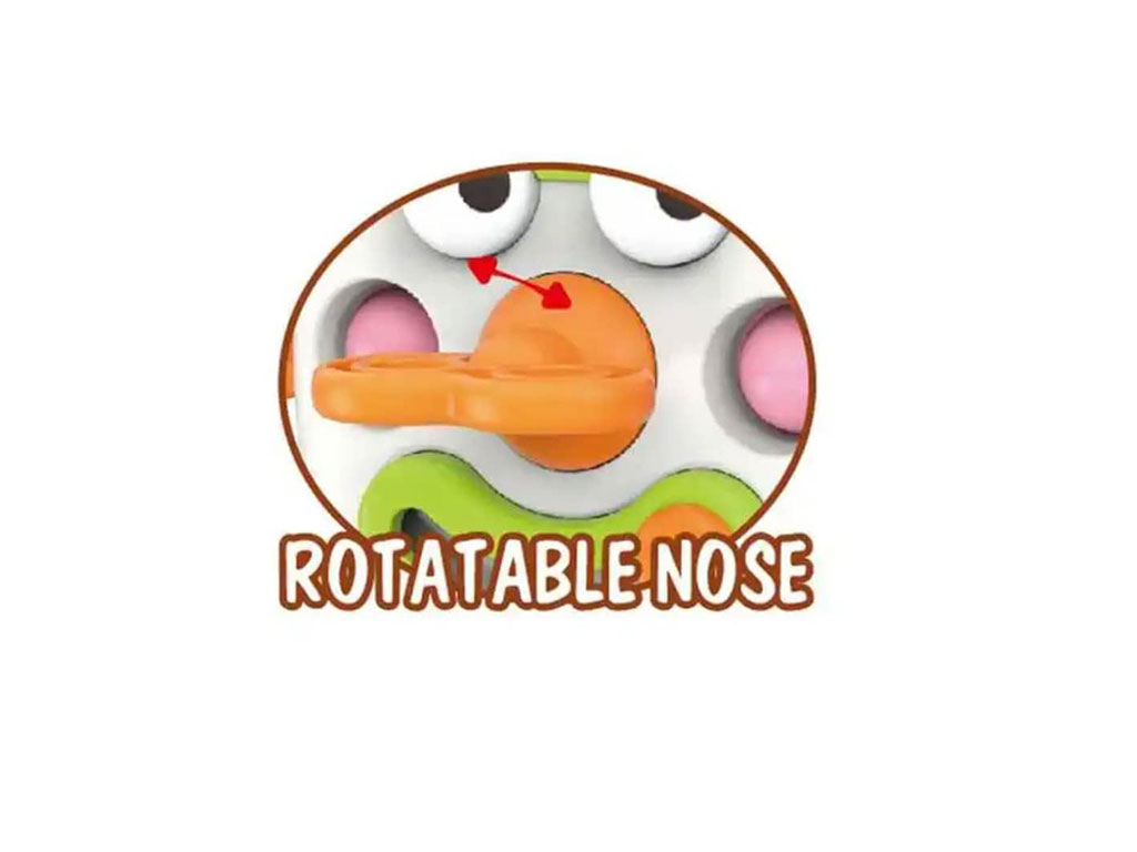 بیزی کیوب یا بیزی بال دندانگیر طرح شیشه شیر خندان