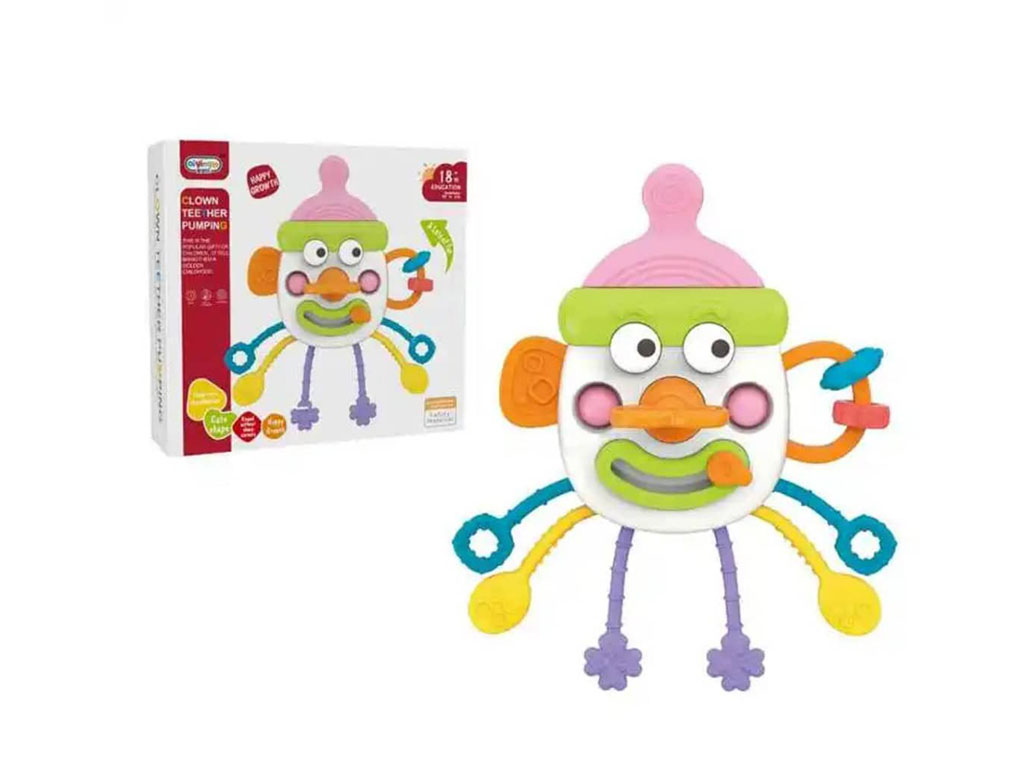 بیزی کیوب یا بیزی بال دندانگیر طرح شیشه شیر خندان