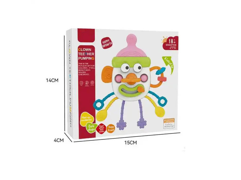 بیزی کیوب یا بیزی بال دندانگیر طرح شیشه شیر خندان