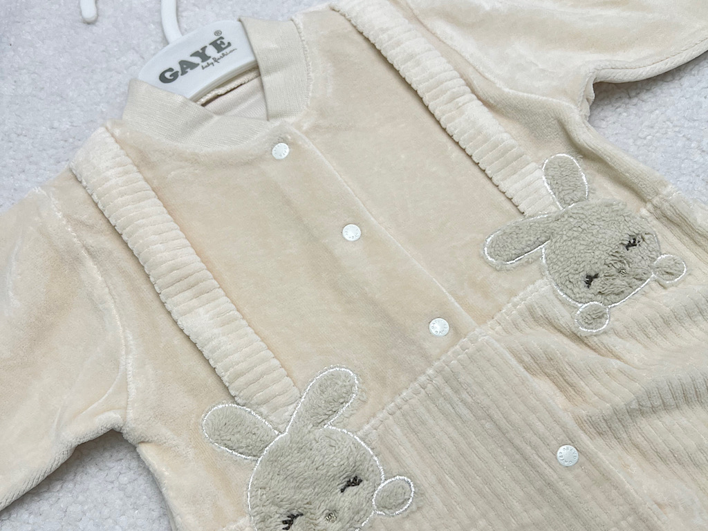 سرهمی جورابدار نوزادی طرح خرگوش G.A.Y.E