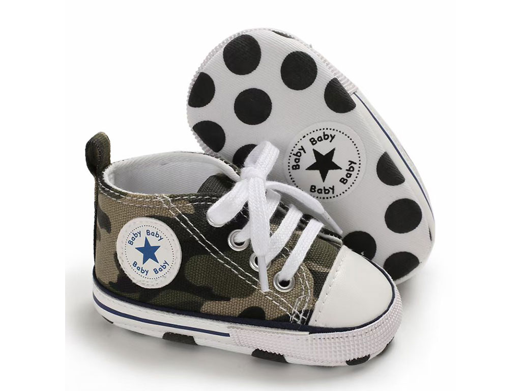 پاپوش نوزادی پسرانه طرح آل استار