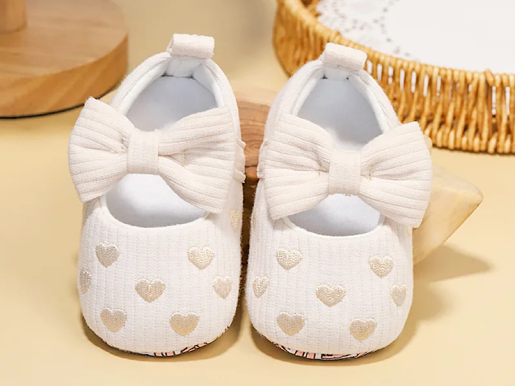 پاپوش پاپیون دار قلب برجسته