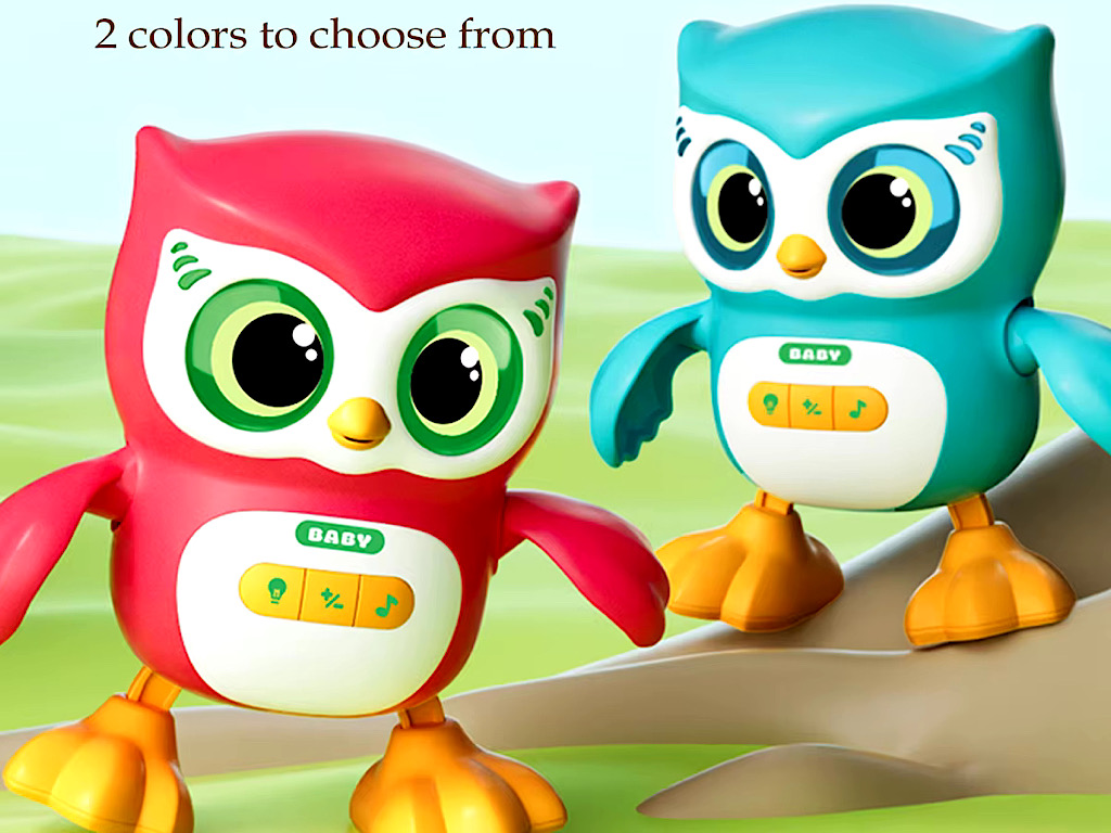 جغد  موزیکال، چراغ دار و رقاص اسباب بازی BEIKAKU