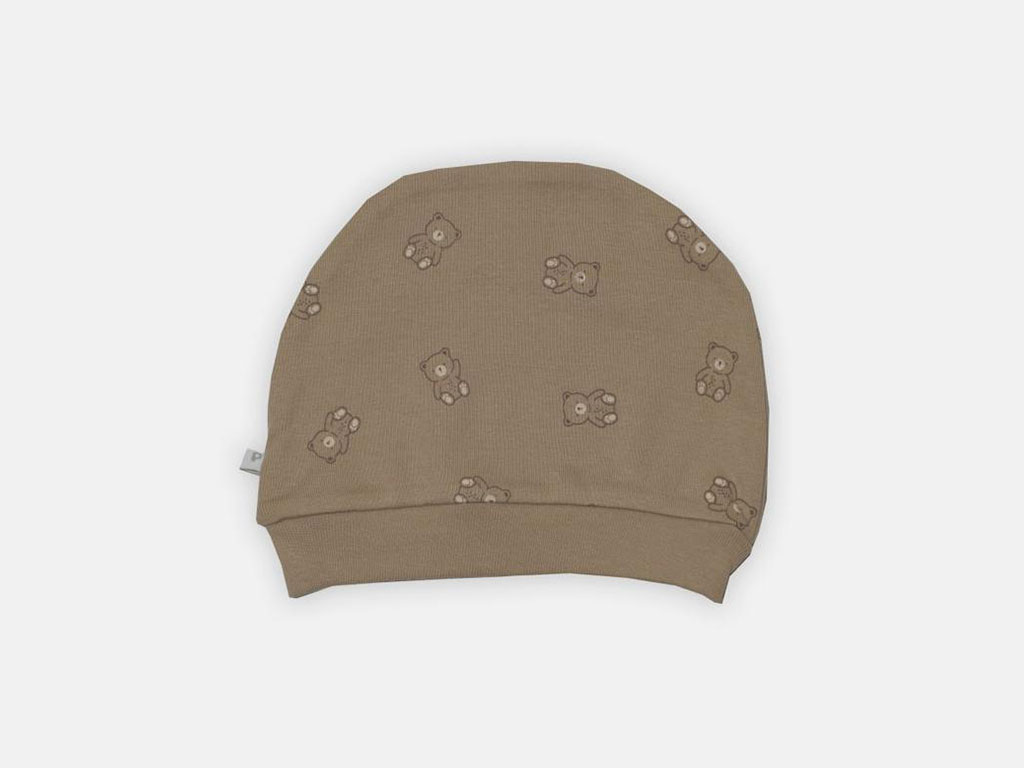 کلاه نخی نوزادی طرح تدی پاپو - نسکافه ای papo