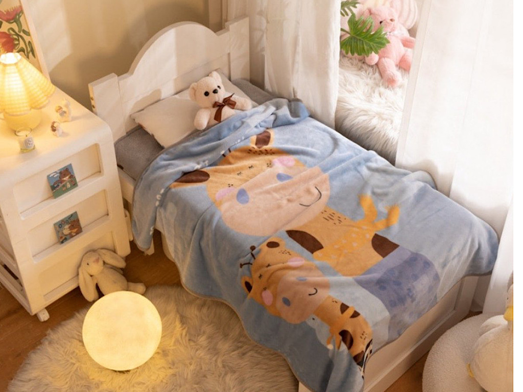 پتو رویه مخمل نوزادی عروسکی