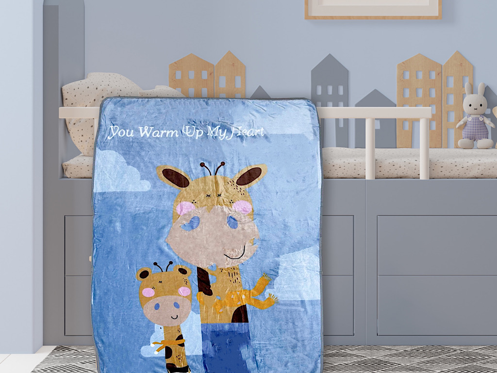 پتو رویه مخمل نوزادی عروسکی