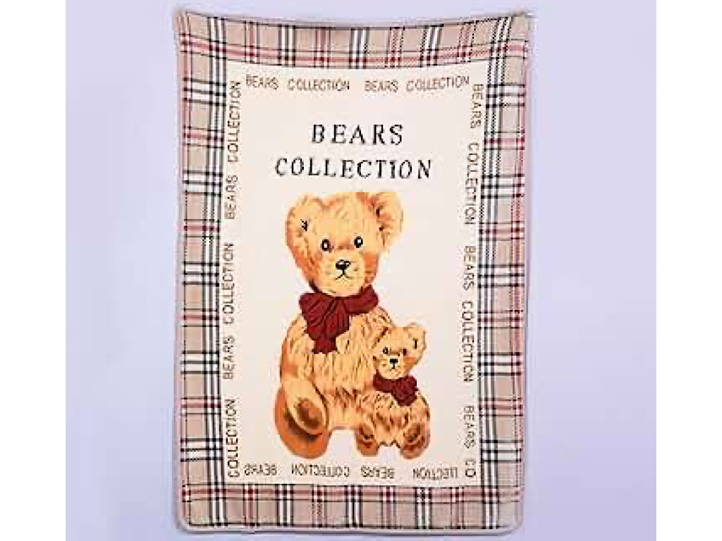 پتو رویه مخمل نوزادی عروسکی