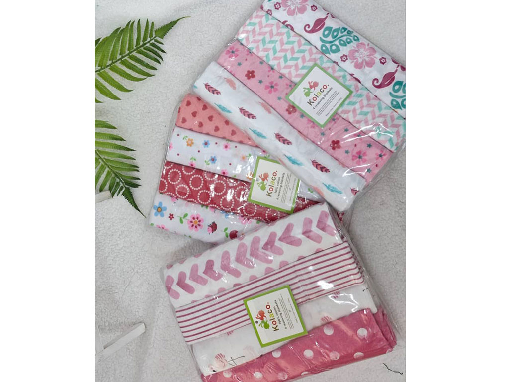 خشک کن نوزادی دخترانه سایز بزرگ 4 عددی کولاکو kolaco