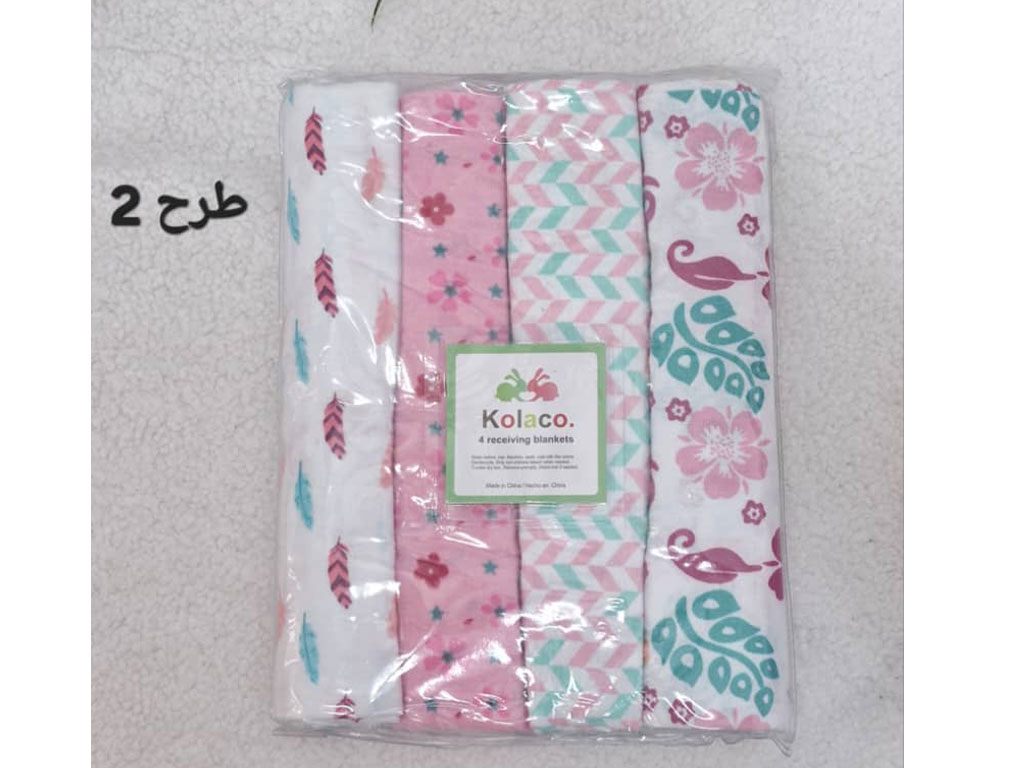 خشک کن نوزادی دخترانه سایز بزرگ 4 عددی کولاکو kolaco