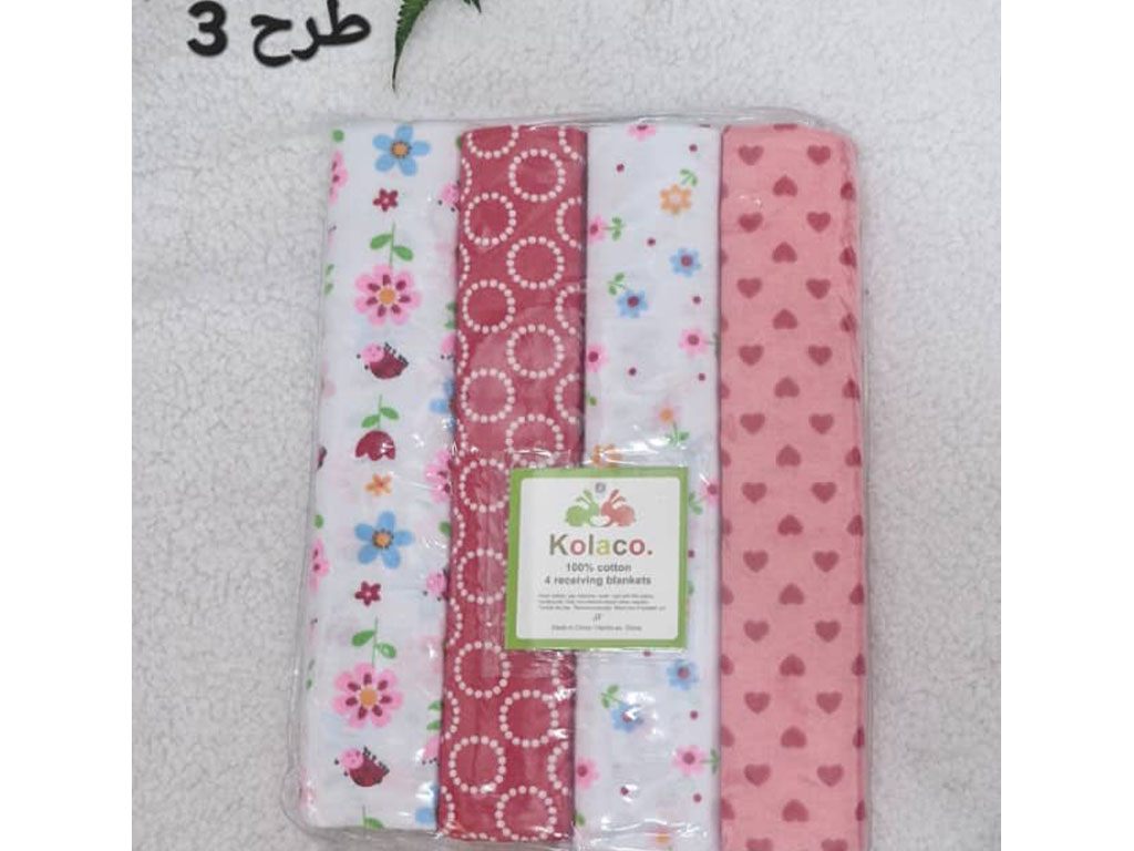 خشک کن نوزادی دخترانه سایز بزرگ 4 عددی کولاکو kolaco