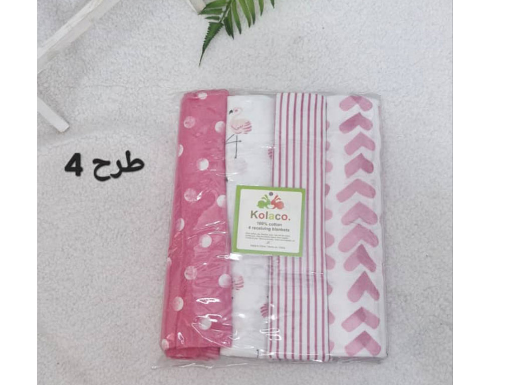 خشک کن نوزادی دخترانه سایز بزرگ 4 عددی کولاکو kolaco