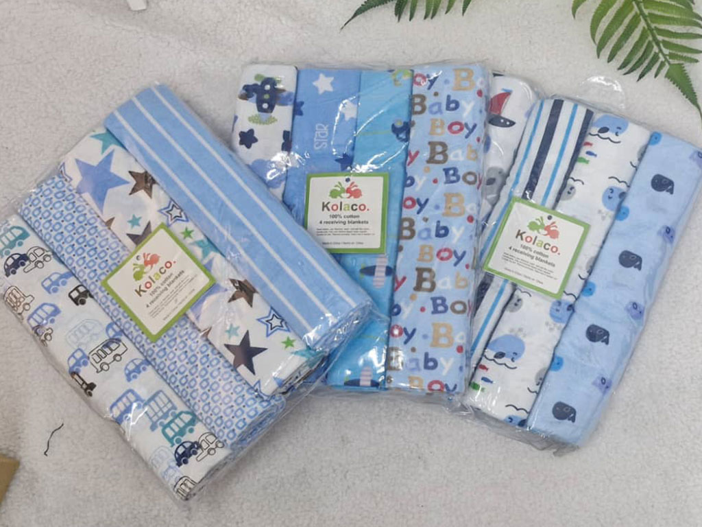 خشک کن نوزادی پسرانه سایز بزرگ 4 عددی کولاکو kolaco