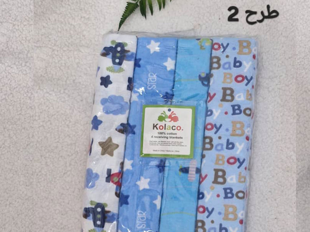 خشک کن نوزادی پسرانه سایز بزرگ 4 عددی کولاکو kolaco