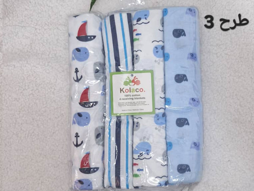 خشک کن نوزادی پسرانه سایز بزرگ 4 عددی کولاکو kolaco