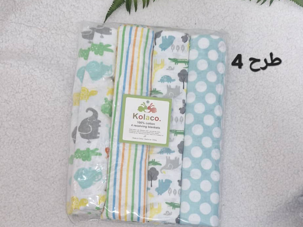 خشک کن نوزادی پسرانه سایز بزرگ 4 عددی کولاکو kolaco