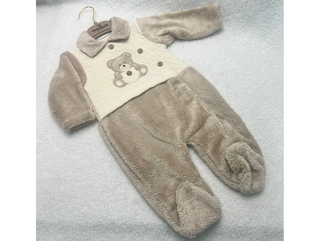 سرهمی جورابدار نوزادی طرح تدی ب ب لاین  BEBELINNA