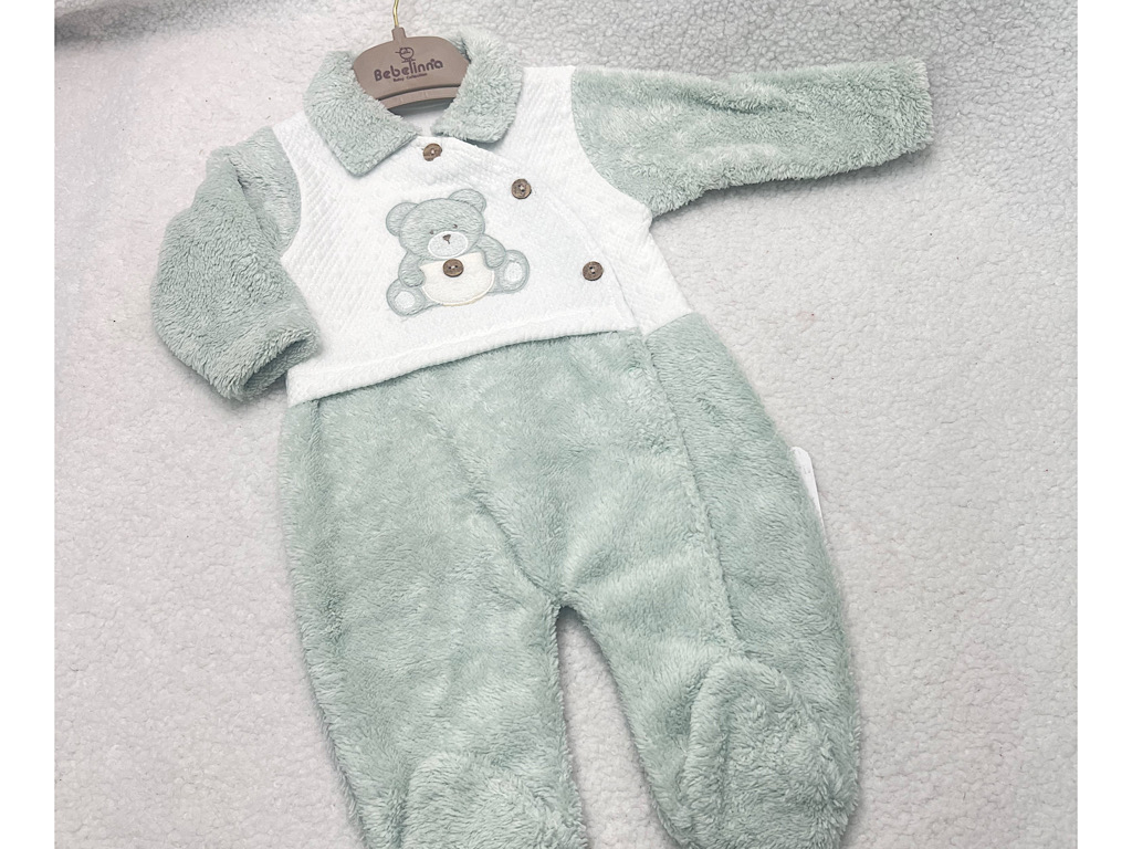 سرهمی جورابدار نوزادی طرح تدی ب ب لاین  BEBELINNA