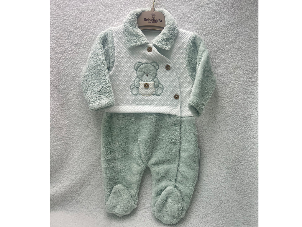 سرهمی جورابدار نوزادی طرح تدی ب ب لاین  BEBELINNA