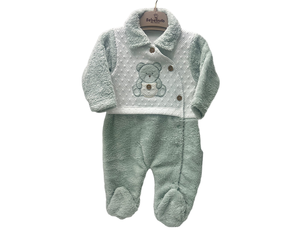 سرهمی جورابدار نوزادی طرح تدی ب ب لاین  BEBELINNA