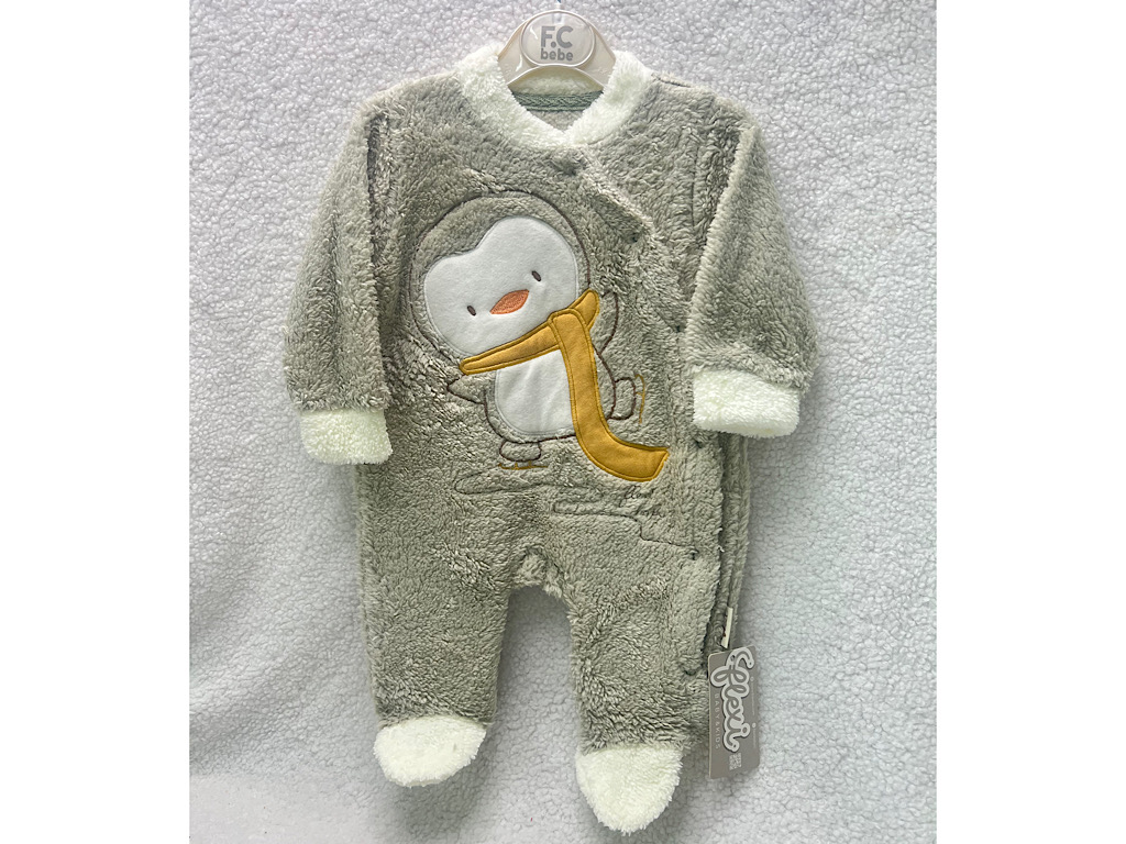 سرهمی جورابدار نوزادی طرح پنگوئن پولیشی فلکسی  FLEXI