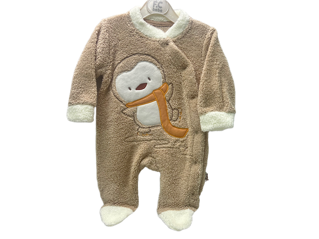 سرهمی جورابدار نوزادی طرح پنگوئن پولیشی فلکسی  FLEXI