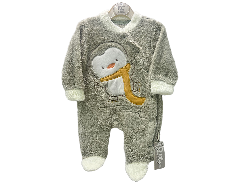 سرهمی جورابدار نوزادی طرح پنگوئن پولیشی فلکسی  FLEXI