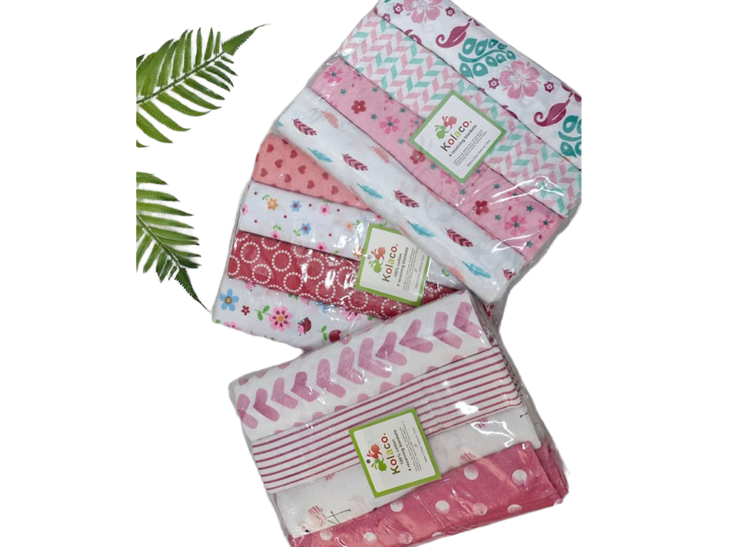 خشک کن نوزادی دخترانه سایز بزرگ 4 عددی کولاکو kolaco