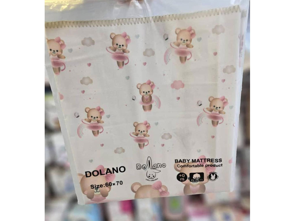 زیرانداز تعویض 70*60 نوزادی طرح دار دولانو dolano