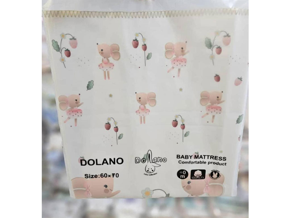 زیرانداز تعویض 70*60 نوزادی طرح دار دولانو dolano