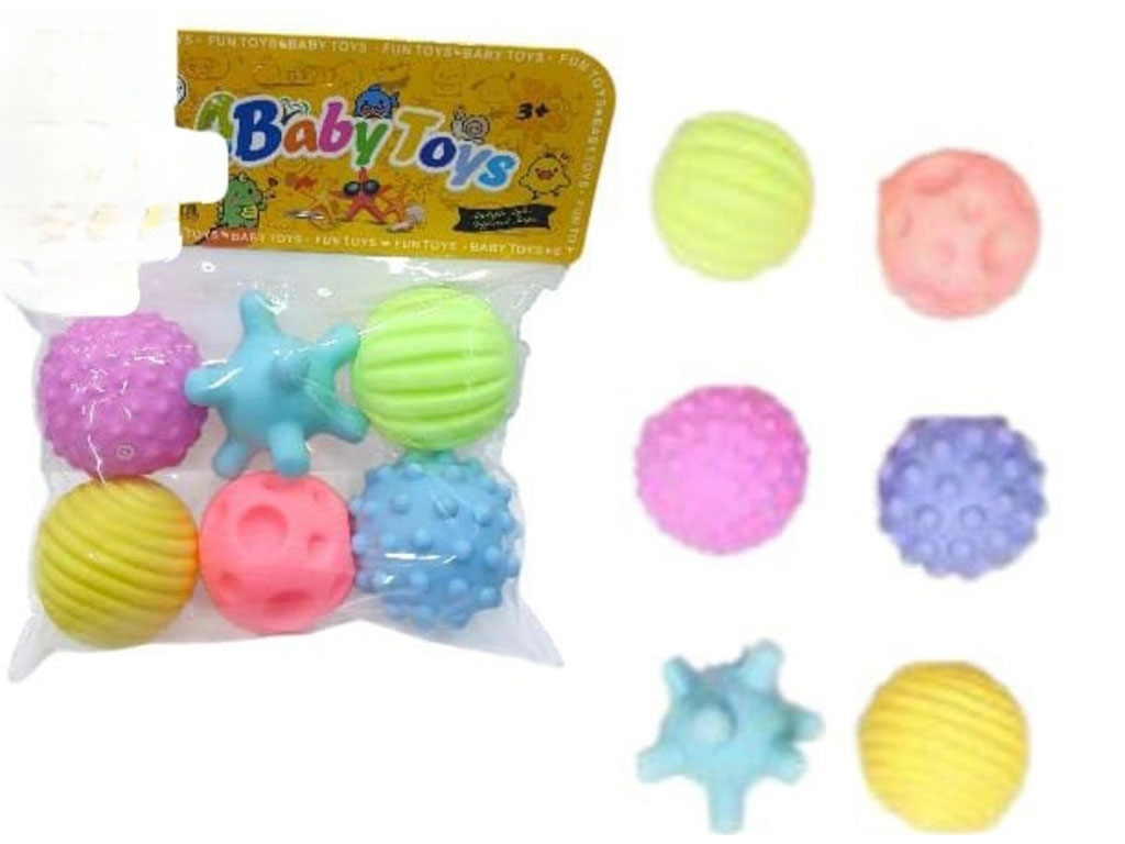 توپ حسی سوتی 6 عددی نوزادی