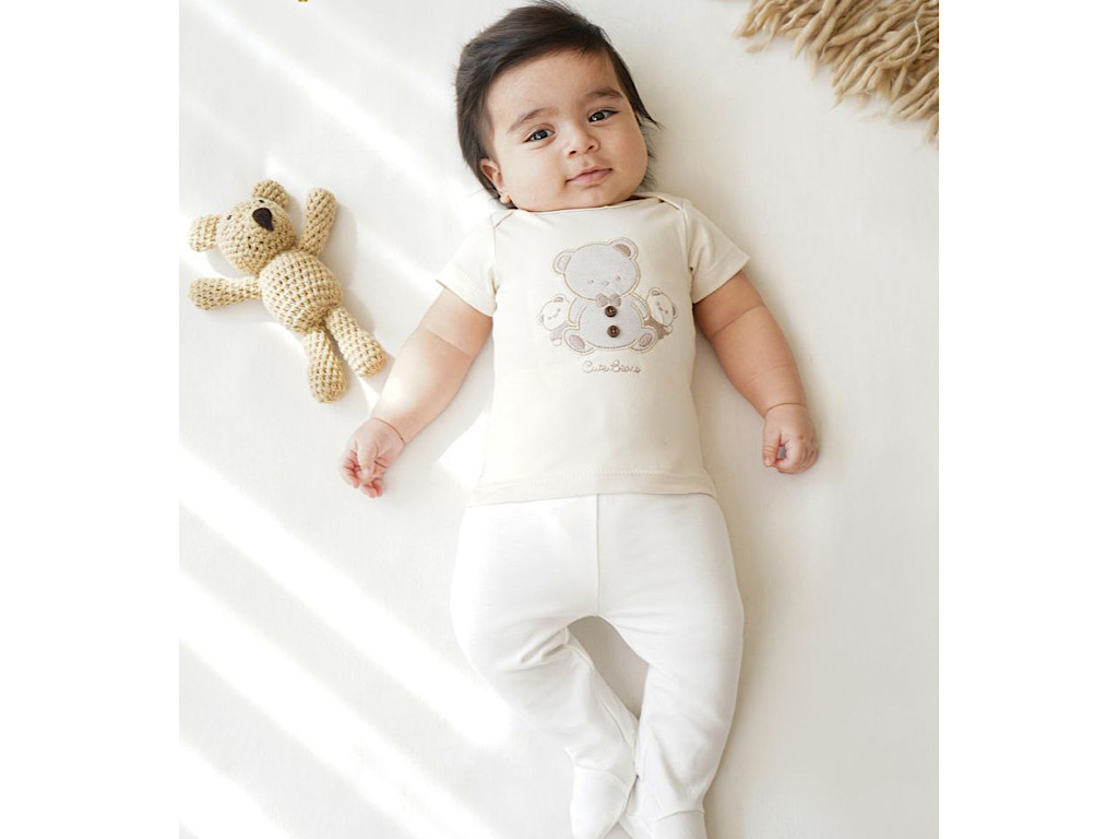 ست بیمارستانی 19 تکه نوزادی پسرانه طرح خرس قهوه ای دانالو Danaloo