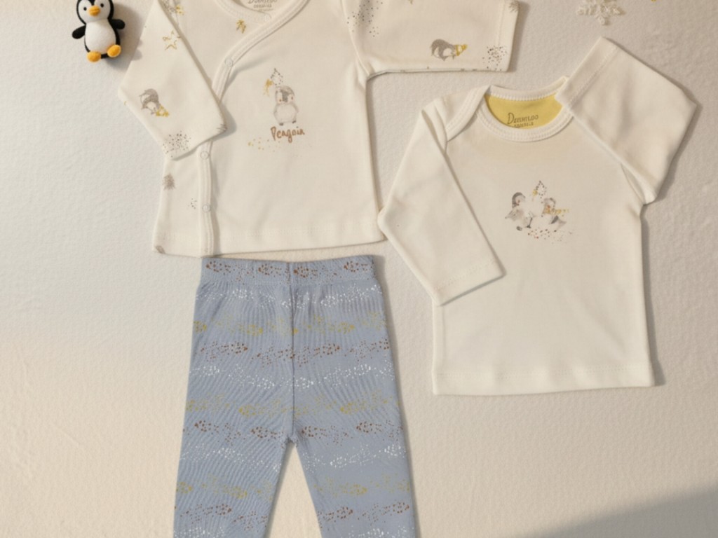 ست بیمارستانی 19 تکه نوزادی پسرانه طرح پنگوئن  دانالو Danaloo