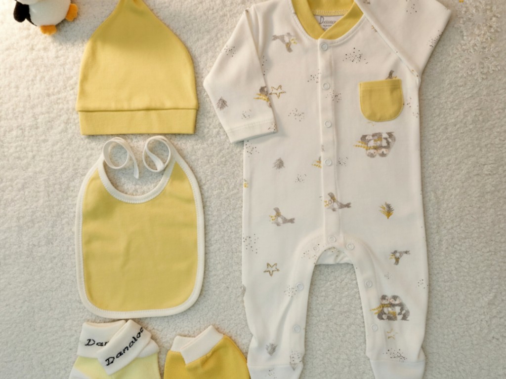 ست بیمارستانی 19 تکه نوزادی پسرانه طرح پنگوئن  دانالو Danaloo