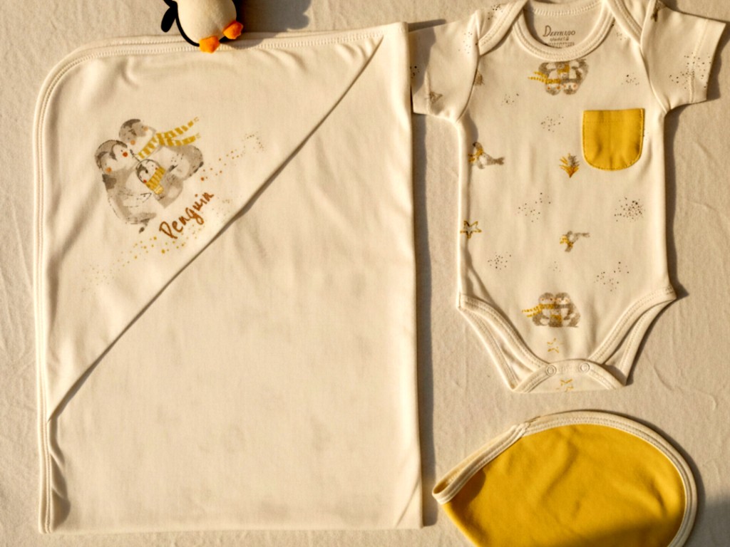 ست بیمارستانی 19 تکه نوزادی پسرانه طرح پنگوئن  دانالو Danaloo