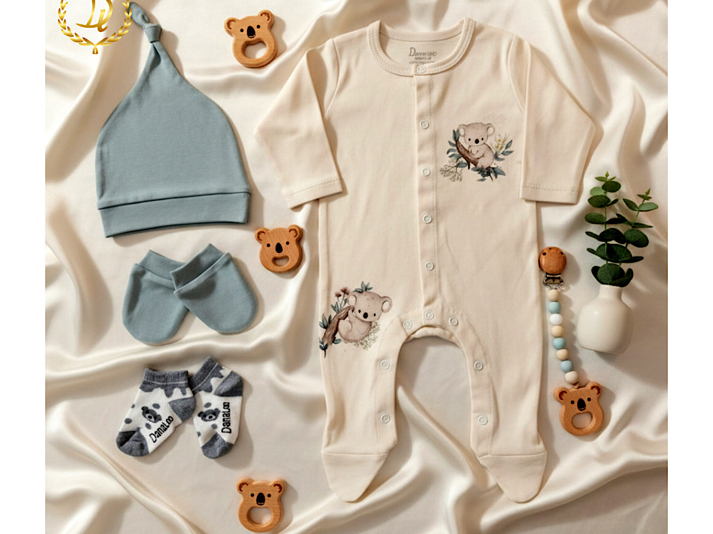 ست بیمارستانی 13 تکه نوزادی طرح کوآلا ناز دانالو Danaloo