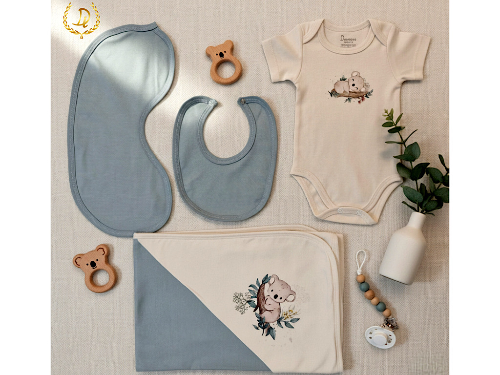 ست بیمارستانی 13 تکه نوزادی طرح کوآلا ناز دانالو Danaloo