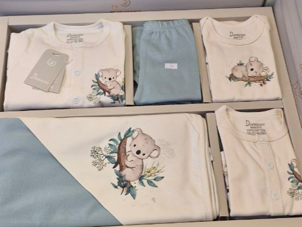 ست بیمارستانی 13 تکه نوزادی طرح کوآلا ناز دانالو Danaloo