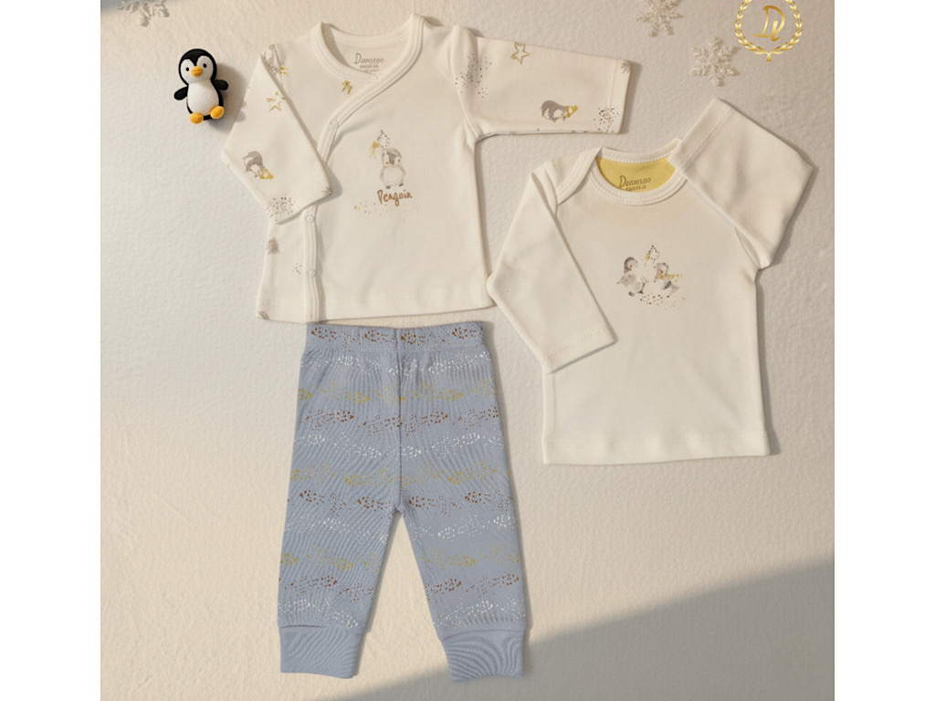 ست بیمارستانی 13 تکه نوزادی طرح پنگوئن دانالو Danaloo