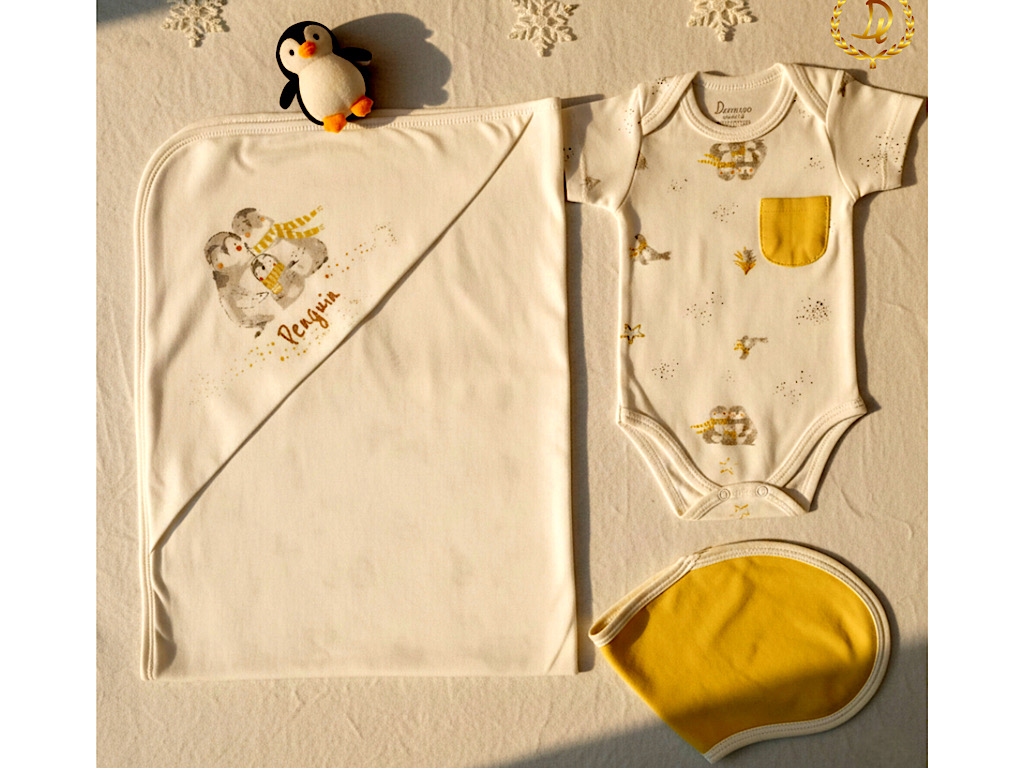 ست بیمارستانی 13 تکه نوزادی طرح پنگوئن دانالو Danaloo