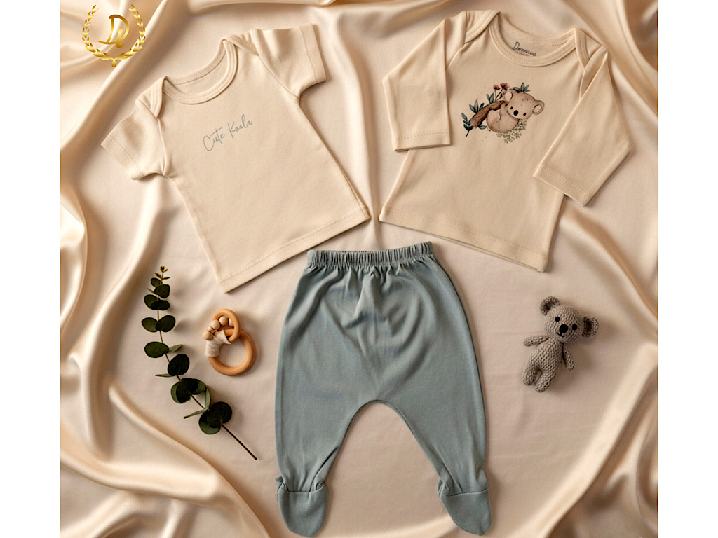 ست بیمارستانی 19 تکه نوزادی پسرانه طرح  کوآلا ناز دانالو Danaloo